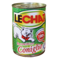 Lechat Premium konzerv macskaeledel Adult nyúl 400gr 