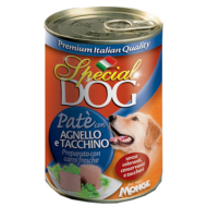 Special Dog Prémium konzerv kutyaeledel Paté Adult bárány-pulyka 400g