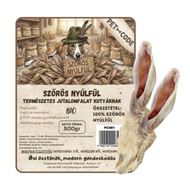 PC081 Kutya jutalomfalat - Szőrös nyúlfül 500g