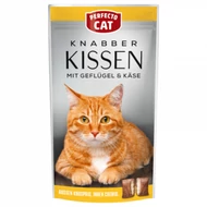 RD2229PE Macska jutalomfalat - Perfecto Cat töltött párnácskák baromfival és sajttal 50g (9db/gyűjtő)