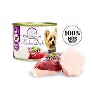 RD339 FINE DOG MINI EXCLUSIVE konzerv kutyaeledel KACSA 100% HÚS 200g (15db/krt)