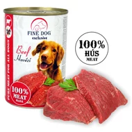 RD345 FINE DOG EXCLUSIVE konzerv kutyaeledel MARHA 100% HÚS 400g (15db/krt)