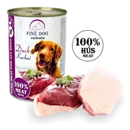 RD346 FINE DOG EXCLUSIVE konzerv kutyaeledel KACSA 100% HÚS 400g (15db/krt)