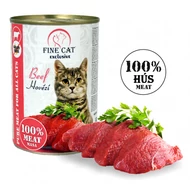 RD735 FINE CAT EXCLUSIVE konzerv macskaeledel MARHA 100% HÚS 400g (15db/krt)