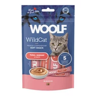 RD5208 Macska jutalomfalat - Woolf Wildcat Krémsnack - tonhal & garnéla 5x14g