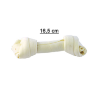 HM83313 Kutya jutalomfalat-Csomózott préselt csont kalciumos 16,5cm (10db/csomag)
