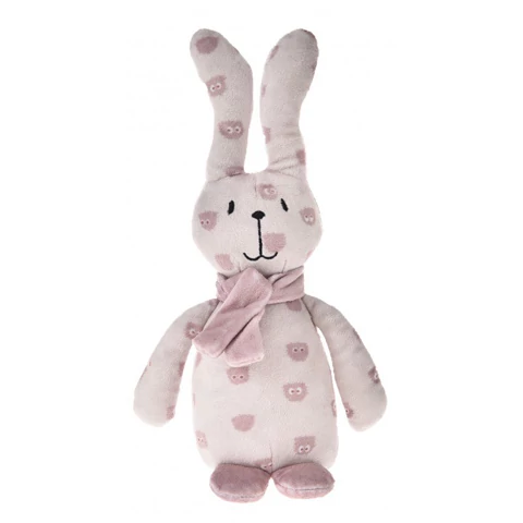 BK15732 Kutyajáték-BARRY KING plüss nyuszi hanggal, pink, 24x13,5 cm