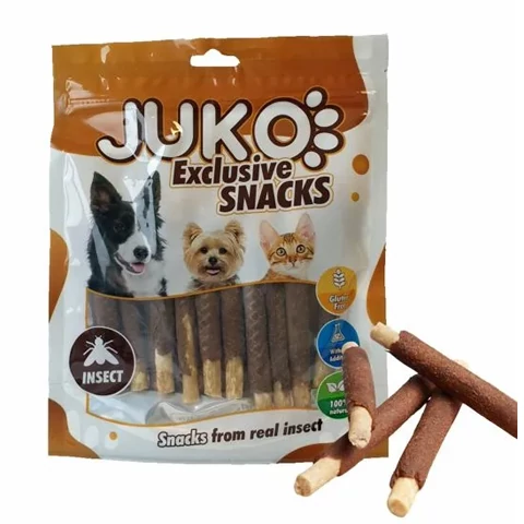 JK16381 Kutya és macska jutalomfalat- Rovarfehérjés munchy stick 250g