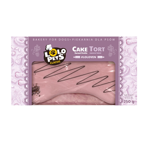 LO75565 Kutya jutalomfalat-Kutyatorta erdei gyümölcsös 250g  