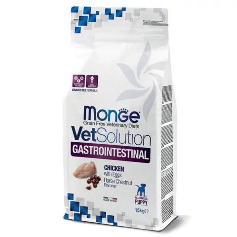 Monge Dog VetSolution Gastrointestinal Puppy - Emésztés, bélrendszer 1,5kg, 5kg