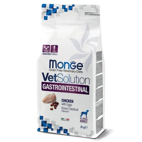 Monge Dog VetSolution Gastrointestinal Adult - Emésztés, bélrendszer 2kg, 12kg