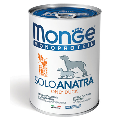 Monge Monoprotein Paté 100% kacsa konzerv 400g