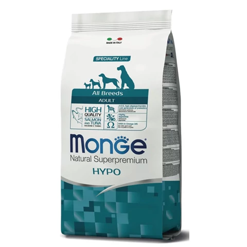 Monge Dog Speciality line All Breeds Adult  Hypoallergenic lazac-tonhal 2,5kg, 12kg, 15kg