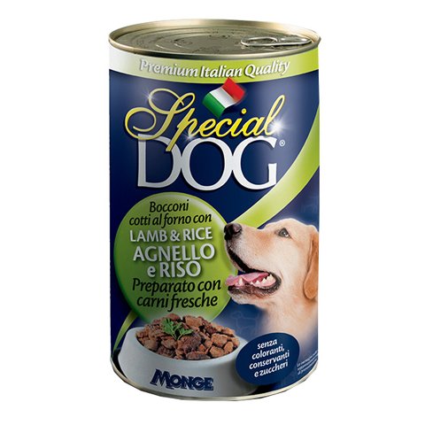 Special Dog Prémium konzerv kutyaeledel Adult - bárány-rizs 1275g