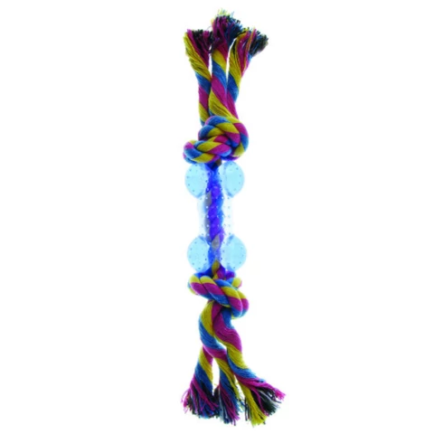 484,78 Kutyajáték - Kötél dental gumicsonttal 29cm 