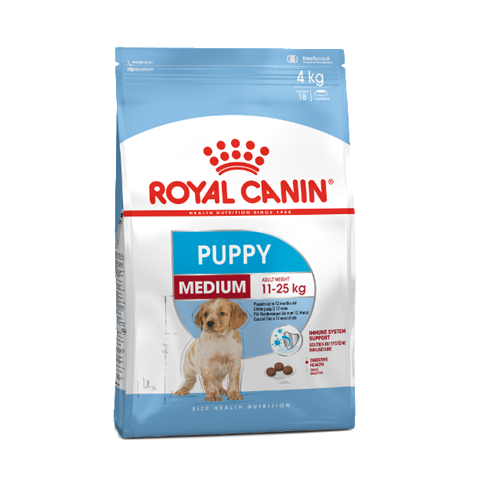 ROYAL CANIN -MEDIUM 11-25 kg PUPPY 1kg, 4kg, 15kg