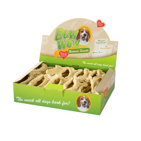 BW302A Kutya jutalomfalat-NATURAL csont kollagénnel - Paradicsom és szőlőmag (30db/csomag)